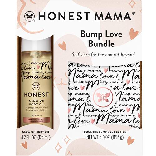 美国直邮The Honest Company准妈妈自我护理 保湿油+妊娠纹黄油霜