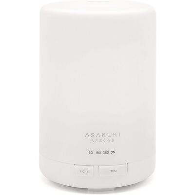 美国直邮ASAKUKI精油扩散器5-1静音加湿器天然家居香味扩散器7LED
