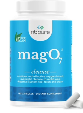 美国直邮nbpure  MagO7  Natural Colon Cleanse天然结肠清洁胶囊