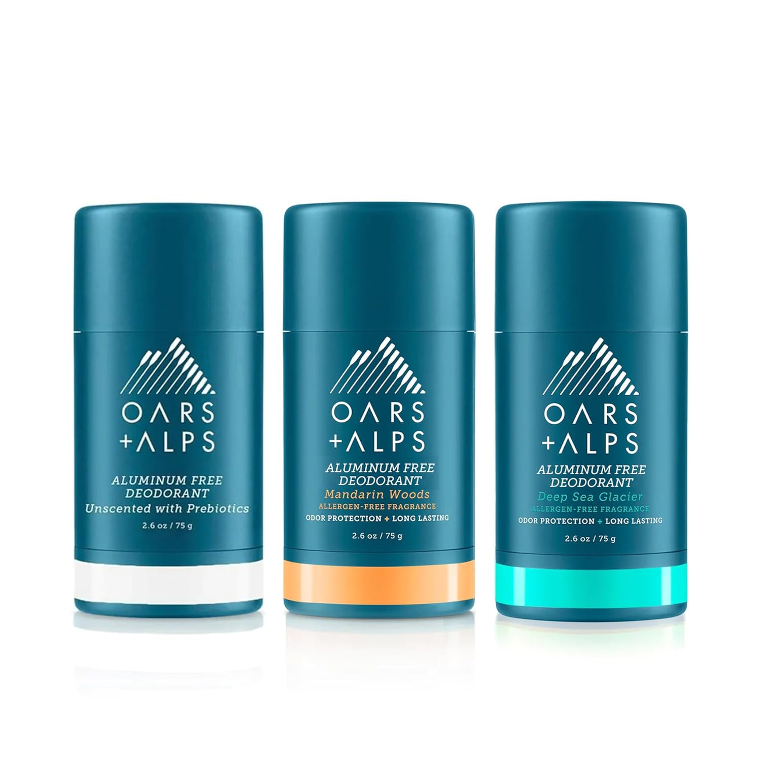 美国直邮Oars + Alps男士女士无铝除味 清洁成分纯素自然香膏喷雾