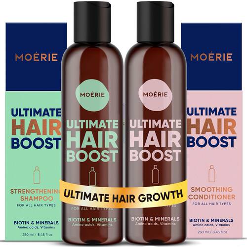 美国直邮Moerie Hair Growth Shampoo and Conditioner洗护发套装