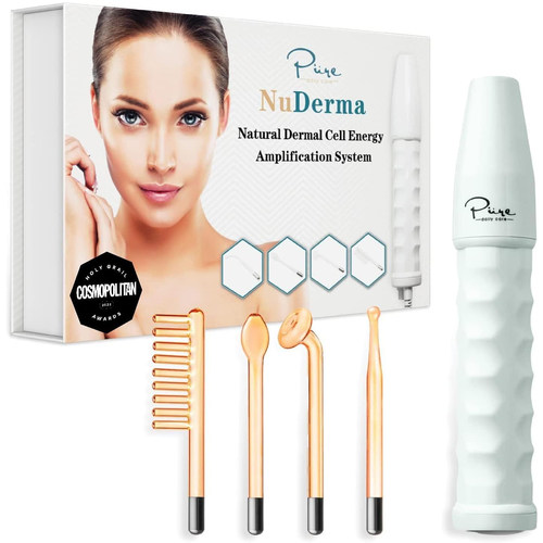 美国直邮 Pure Daily Care Nuderma便携式手持皮肤按摩仪紧致皱纹