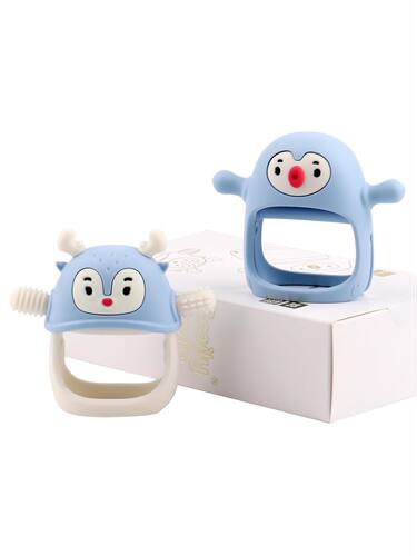 美国直邮Smily Mia 2 Packs Baby Teething Toy婴儿咀嚼牙胶