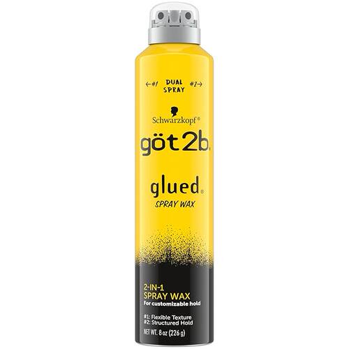 美国直邮Got2b Glued2合1双喷嘴喷雾蜡 护理油膏定型造型修饰保湿