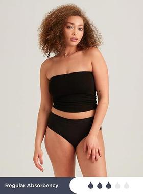 美国直邮saalt 可重复使用经期内衣 舒适轻薄 保持干爽防漏 棉质