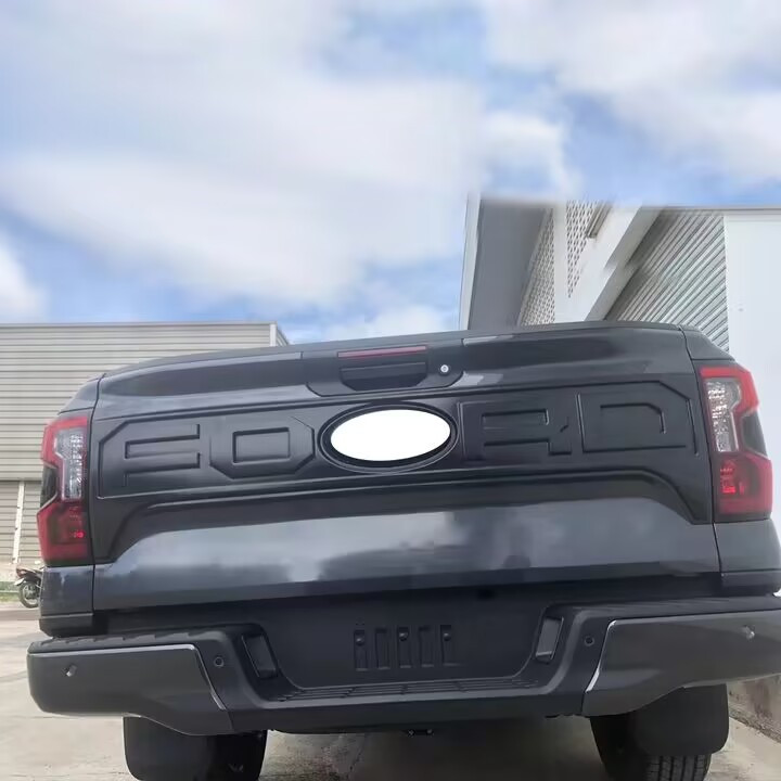 适用于2023年福特RANGER T9皮卡越野改装尾门护板防撞板装饰板