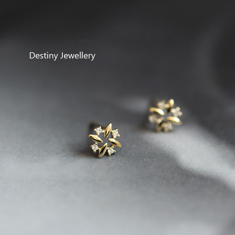 雪花destiny漫天小钻复古风9k金