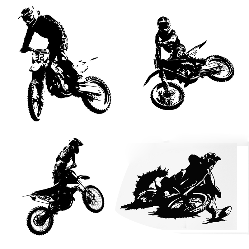 112款自由式摩托车越野赛墙贴画竞技表演贴纸宿舍MOTOCROSS海报纸