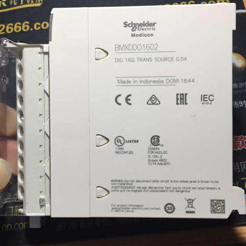议价BMXDAI1603离散量AC输入模块16点输入48VACIEC3类20点端子块