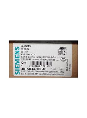 议价3RT5034-1BB40 3RT5034-1B..0 DC24V 全新接触器