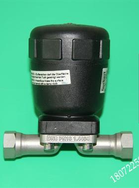 议价burkert不锈钢焊接气动隔膜阀 宝德2031隔膜阀DN20