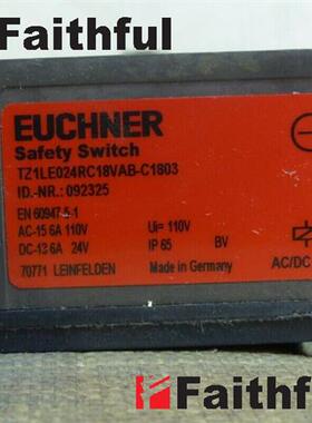 议价Euchner 092325 安士能全新安全开关 TZ1LE024RC18VAB-C1803