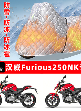 汉威Furious250NK专用摩托车车衣车罩防雪防冻防冰雹加厚防晒雨罩