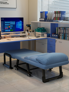 折叠躺椅办公室午休床工位休息椅家用宿舍坐躺睡三用椅靠背沙发椅