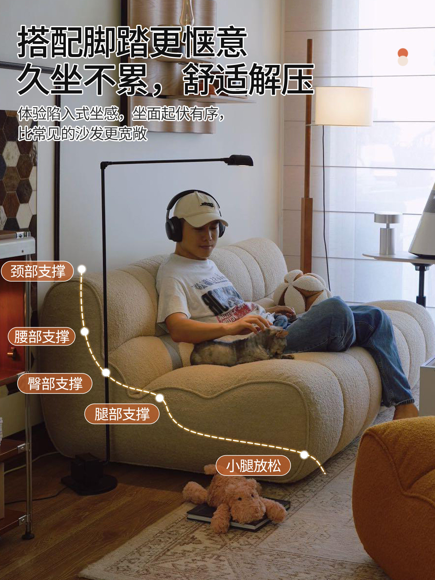 懒人沙发单人榻榻米沙发可坐可躺卧室阳台小沙发房间网红休闲沙发