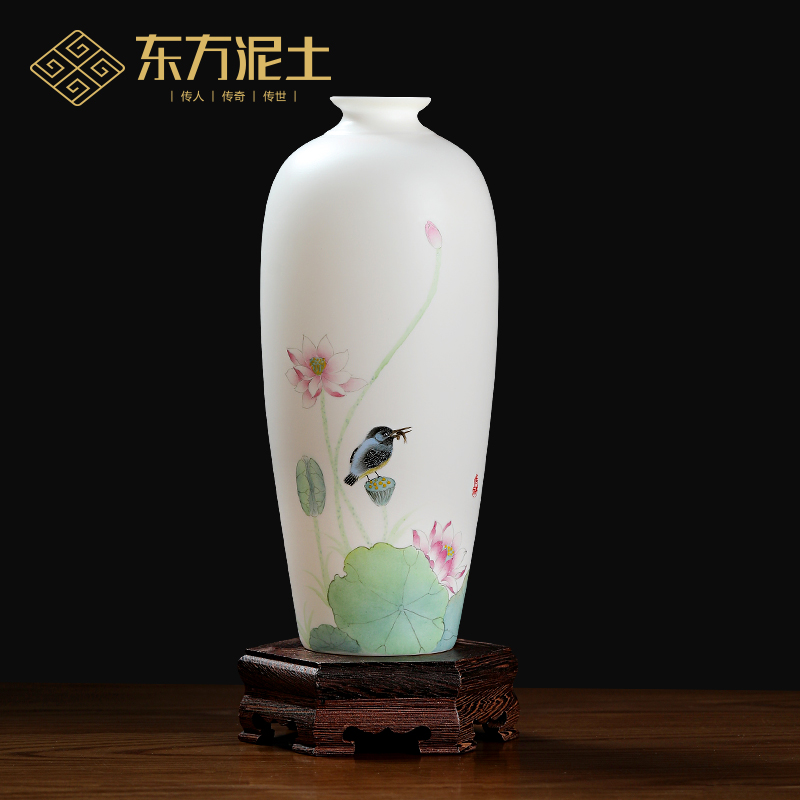 《和和美美》大师手绘花瓶摆件