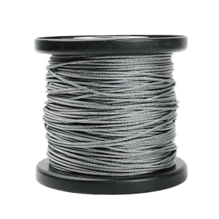 304不锈钢钢丝绳线超细软晾衣绳架钢索316粗钢丝线包塑包胶起重绳