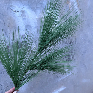 仿真绿植马尾松森系婚礼路引插花舞台布置家居摆件松柏枝造景装饰