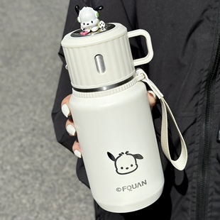 茶水分离保温杯女生高颜值2024新款学生便携外带两用泡茶杯子情侣