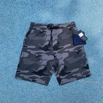 原D男新款美式柔术MMA潮牌2VCA复合棉水洗宽松健身综合训练短裤