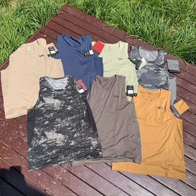 原D男新款美式冲浪柔术MMA潮牌2VCA涤纶彈性速干健身综合训练背心