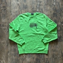 街头滑板潮牌STU加绒水洗宽松休闲圆领套头卫衣 原D清货处理美式