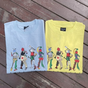 T恤宽松Tshirt 原D新款 澳洲滑板街头潮牌PSPT纯棉水洗印花短袖