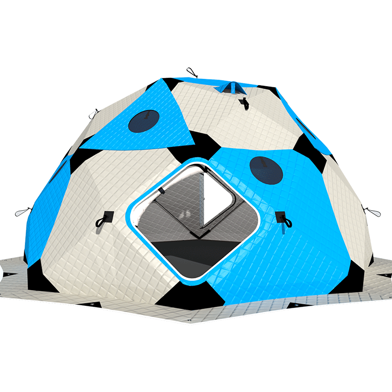 超大八角棉帐篷露营冰钓屋保暖