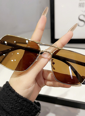 太阳镜女夏圆脸网红眼镜gm墨镜同款防紫外线男士2025潮流新款街拍