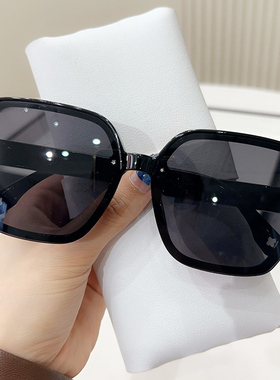 太阳镜女2025年新款防紫外线墨镜高级感圆脸大脸简约gm眼镜显脸小