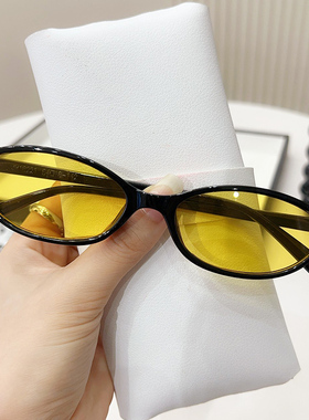 网红墨镜女ins街拍潮蹦迪海边太阳镜男防紫外线高级感gm夏显脸小