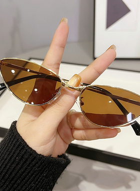 墨镜女夏防紫外线太阳眼镜男士开车2025潮流新款时尚圆脸网红眼睛