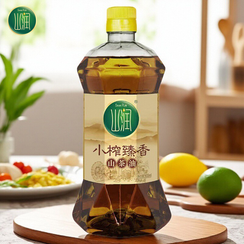 山润山茶油小榨臻香浓香茶油