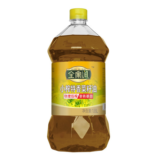 全家润小榨特香菜籽油1.8L