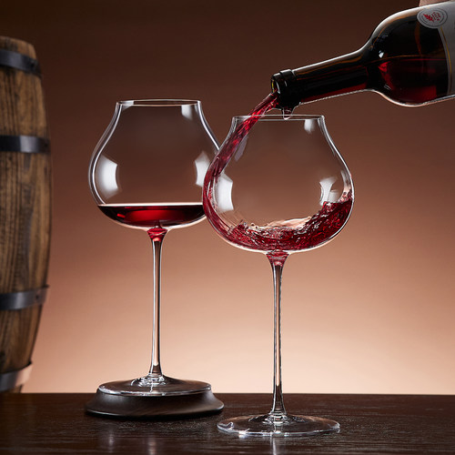 超薄细杆纯手工水晶红酒杯大肚品酒闻香杯套装高级感高脚杯收藏款