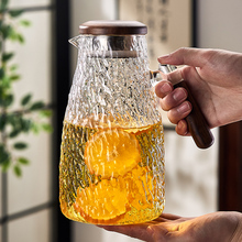 冷水壶家用大容量耐高温玻璃凉水壶白开水杯套装加厚扎壶冰箱水壶
