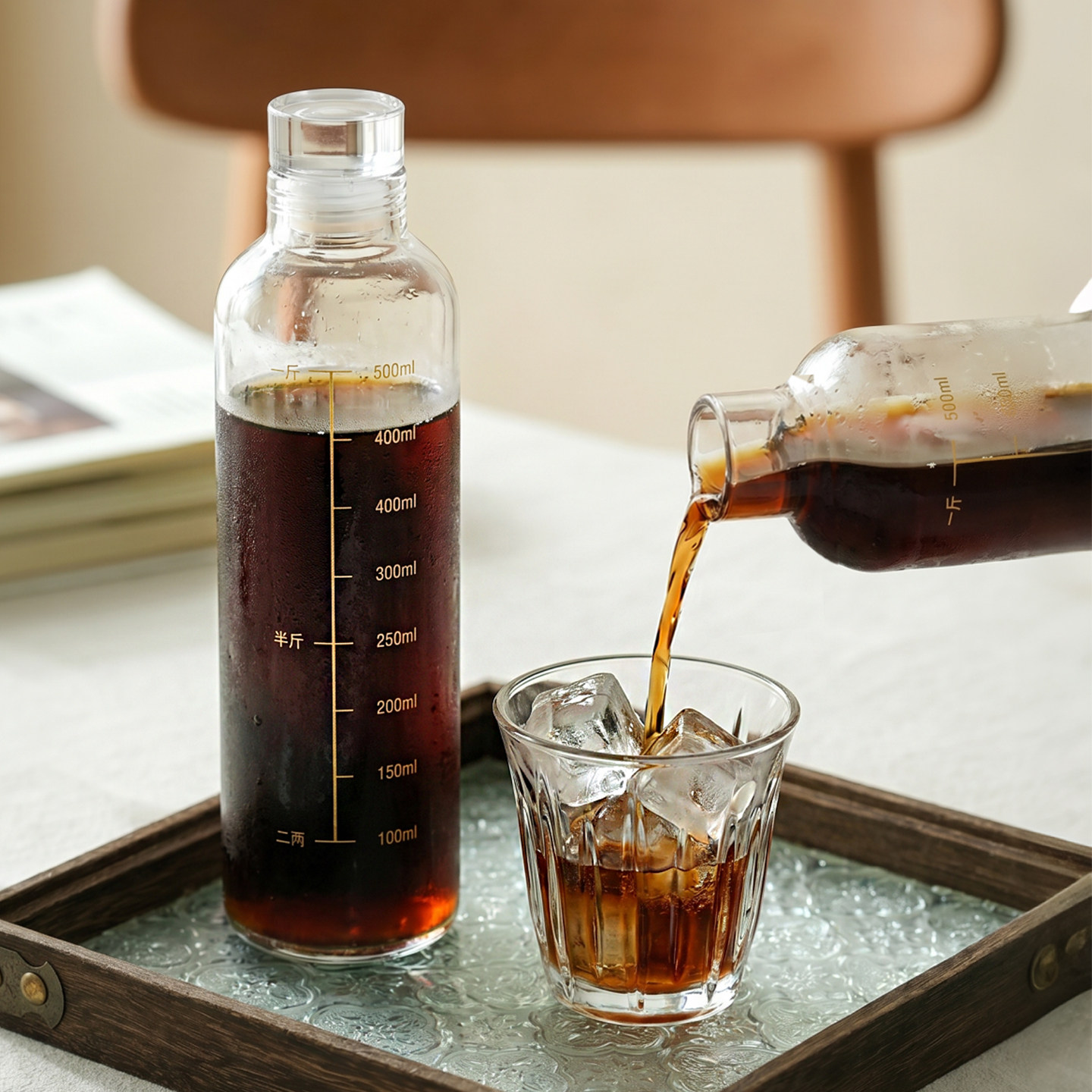 咖啡冷萃壶家用密封冷萃瓶冷泡水果茶壶冷淬冰滴壶冰萃壶冷萃杯子