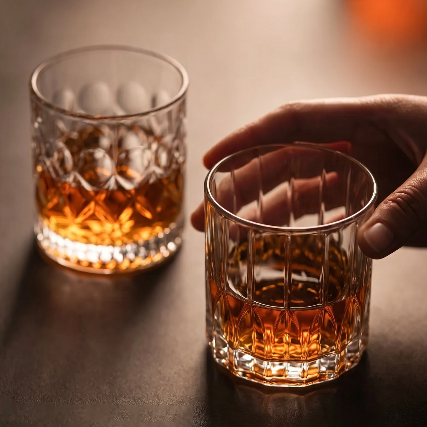 高级感威士忌酒杯水晶洋酒杯子古典白兰地杯轻奢高档啤酒杯子套装图片