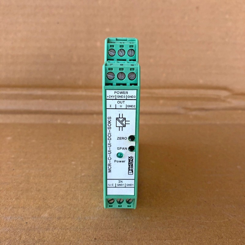 PHOENIX CONTACT MCR-C-UI-UI-DCI-SOKS 信号调节器 MCRCUIUIDCIS