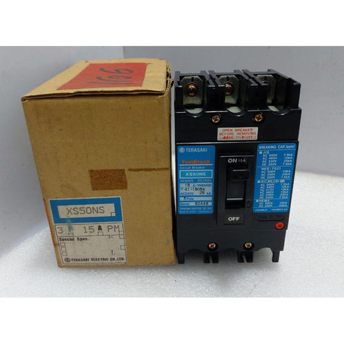 Terasaki XS50NS TemBreak Circuit Breaker 15A 25kA 3 Pole AC6