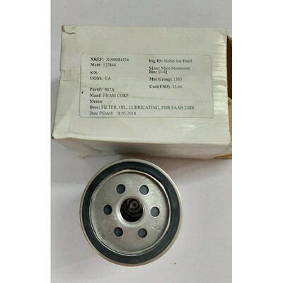 Filtre Fram 967A, Huile, Lubrification, Pour SAAB 2JHR