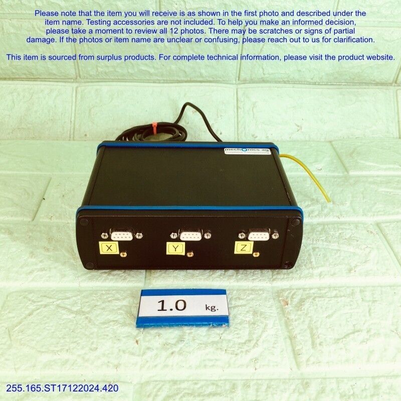 Mechonics CU30CL,压电驱动器如照片,SN:9730,FedExDHL