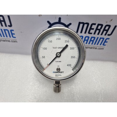ASHCROFT ADJ Test Gauge 2psi subd 0-400