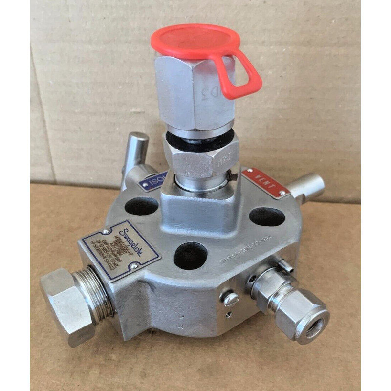 Swagelok M7896S1215K-HT Monoflange Block & Bleed, 1/2, RF,SM