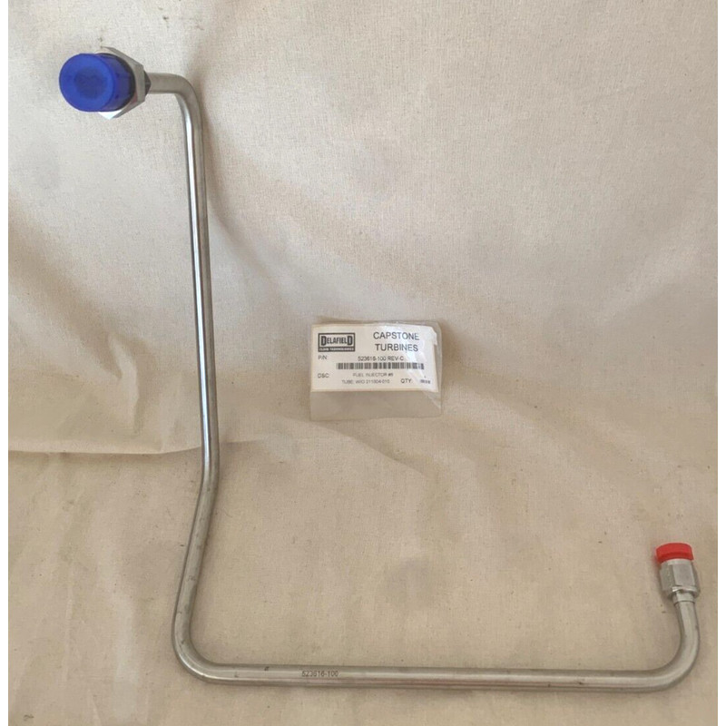 Capstone C200 Turbine Fuel Injector #6 Tube Assembly 523616-