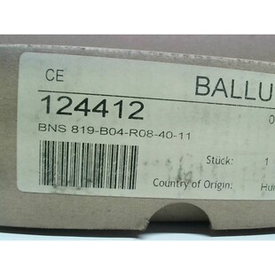 BALLUFF Bns 819-B04-R08-40-11 Mecánico Posición Interrupto