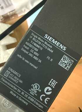 西门子SINAMICS6SL31201TE130AA4