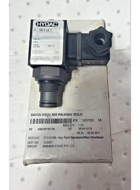 HYDAC VD5LE.1 115v Differential Pressure Clogging Indicator