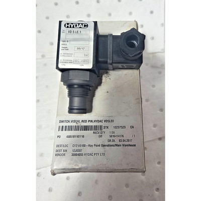 HYDAC VD5LE.1 115v Differential Pressure Clogging Indicator