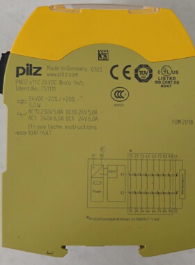NEW PILZ 751111 PNOZ s11 C 24VDC 8 no 1 nc  SAFETY RELAY MAD
